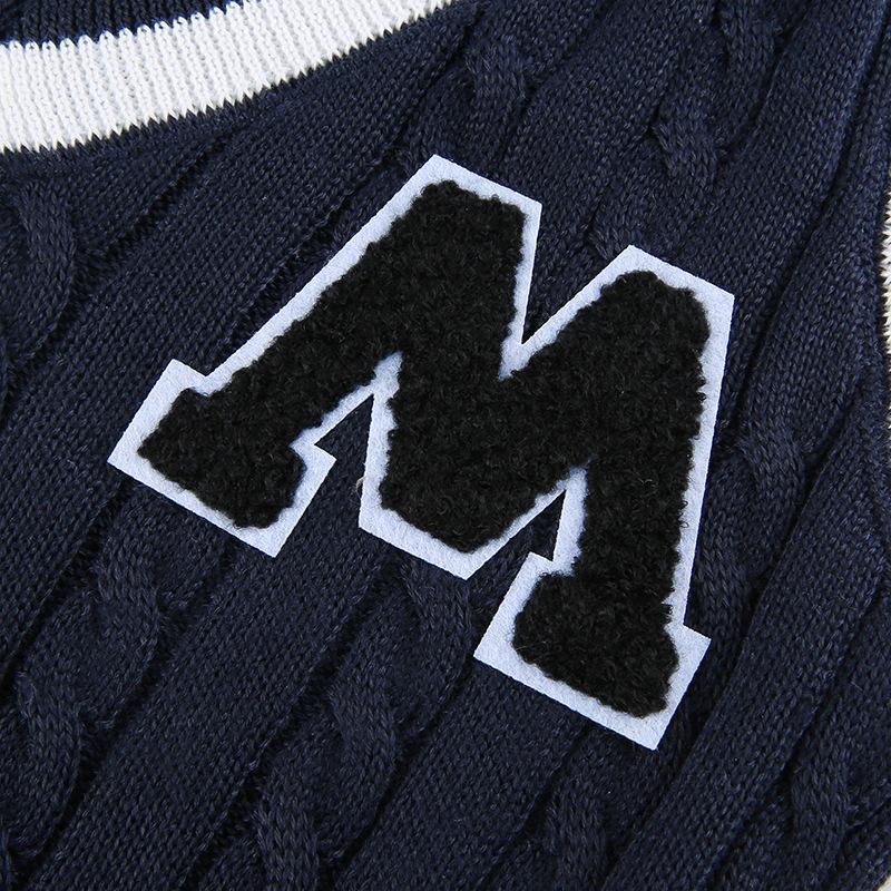 M for Money Cropped Sweater Vest