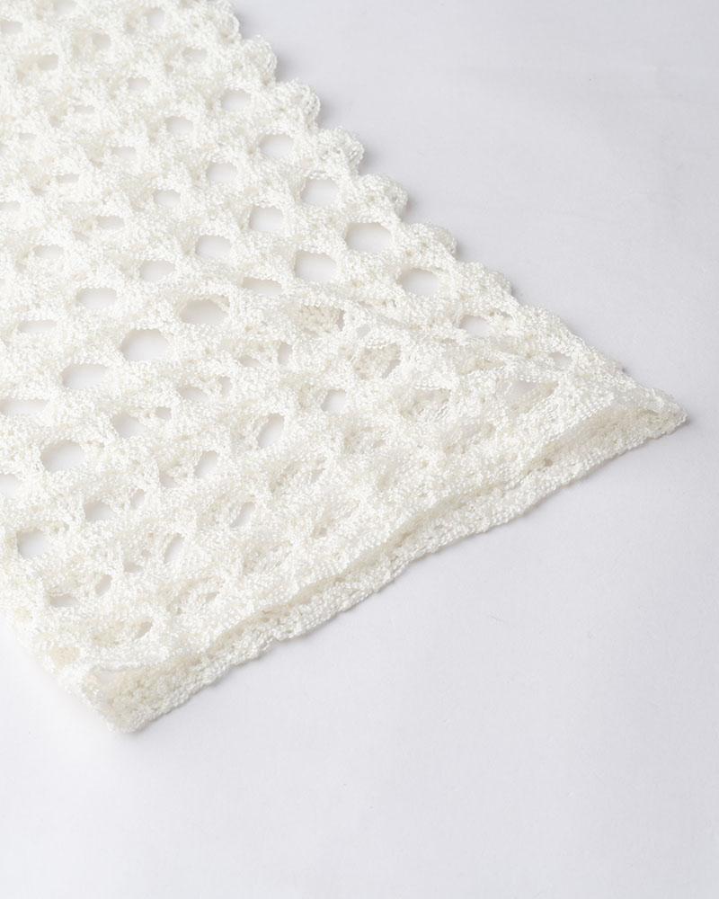 Ivory Knit Eyelet Sweater