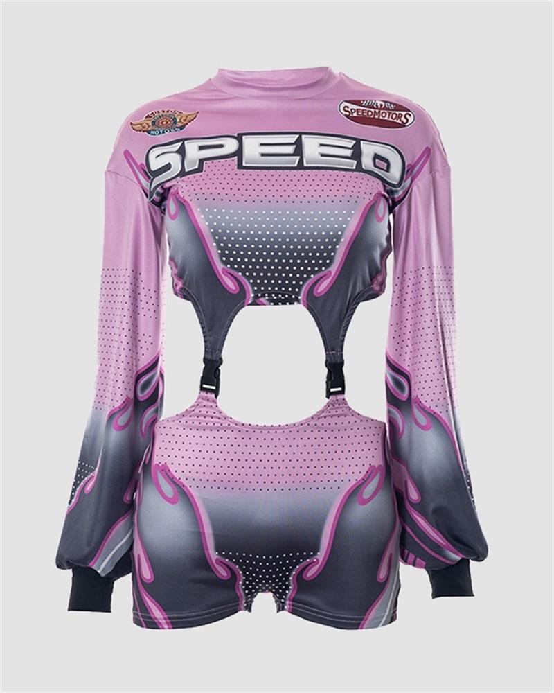 Speed Run Cut Out Bodysuit