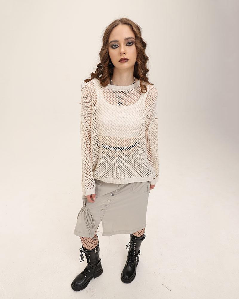 Juniper Eyelet Mesh Top