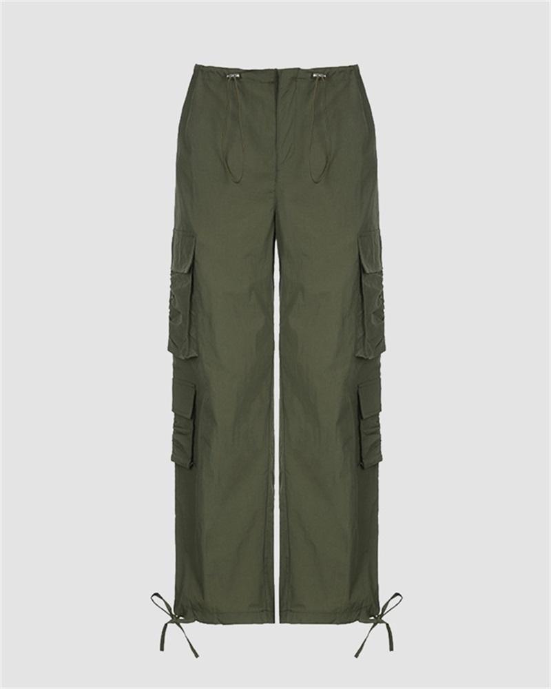 Crystalline Oversized Cargo Pants