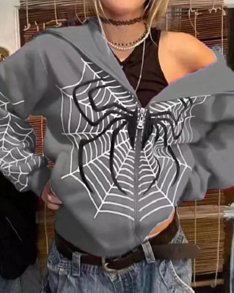 Blacksun Revolt Spider Web Hoodie