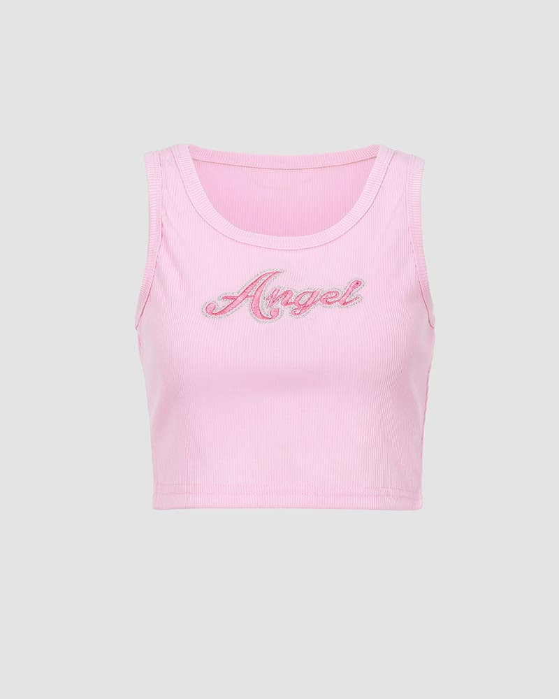 Baby Angel Cropped Tank