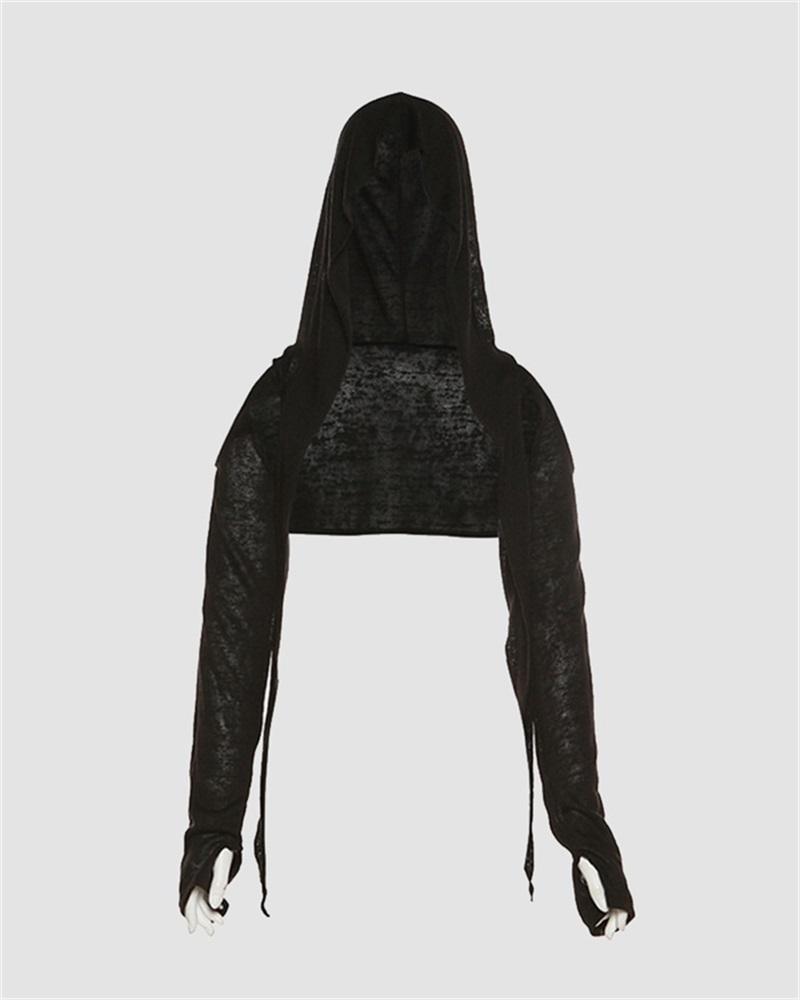 Scarwin Cut Out Hoodie