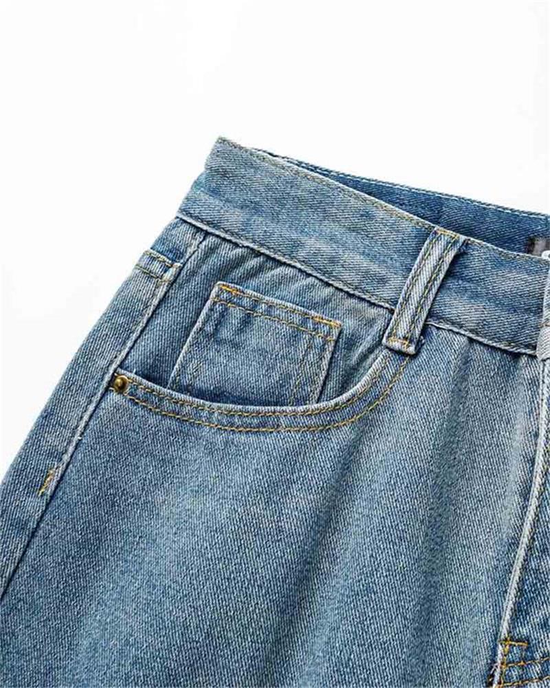 Oriel Split Denim Skirt