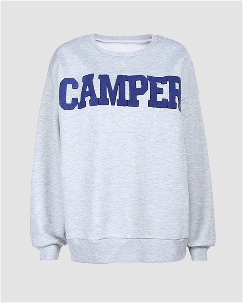 CAMPER Embroidery Sweatshirt