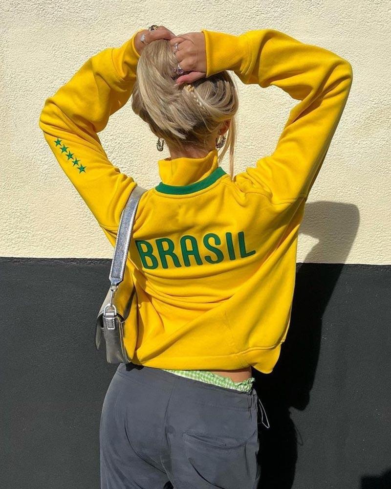 Brasil Sporty Zip Jacket