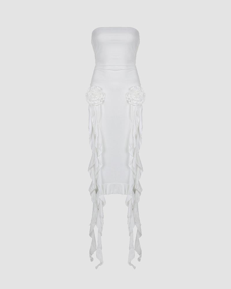 Mya Rose Asymmetric Tube Dress