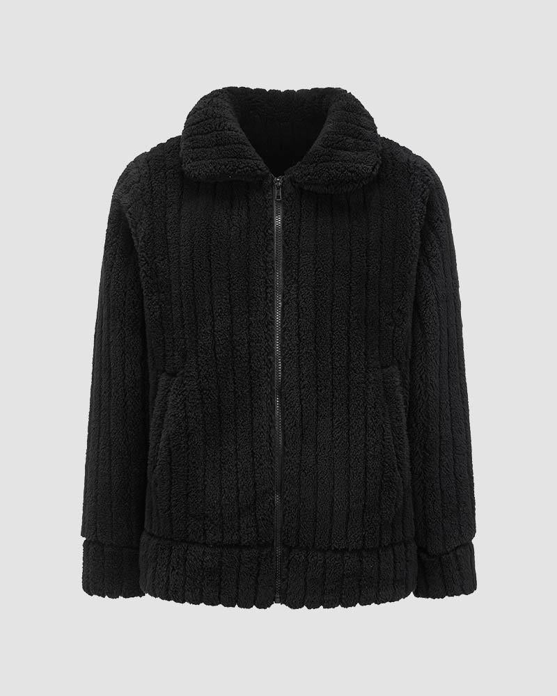 Cinderbraid Teddy Zip Jacket