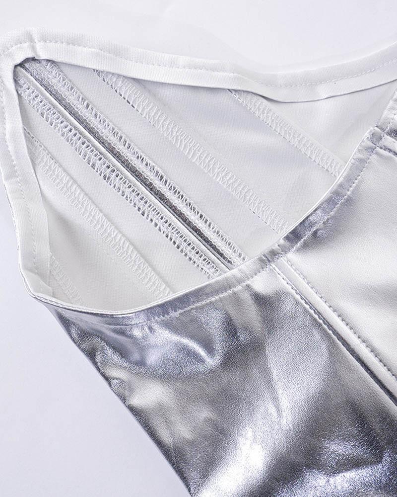 Metallic Spicy Corset Top