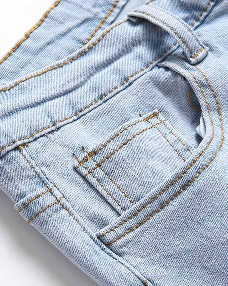 Washed Push Up Jeans