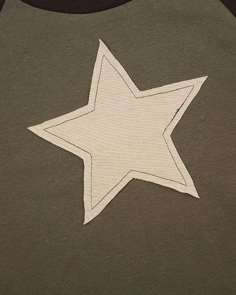 Emgeo Star Raglan Top