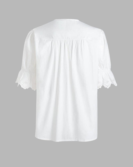 Windy Prairie Embroidery Blouse