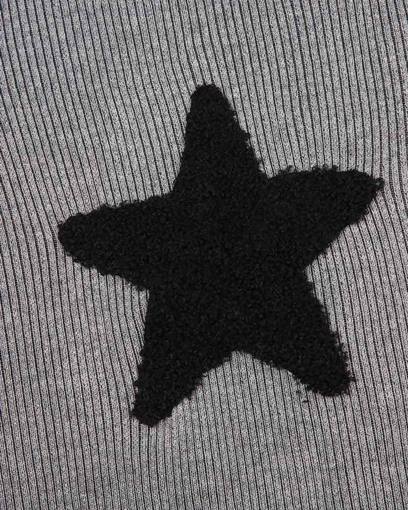 Hilllbourg Ribbed Star Top