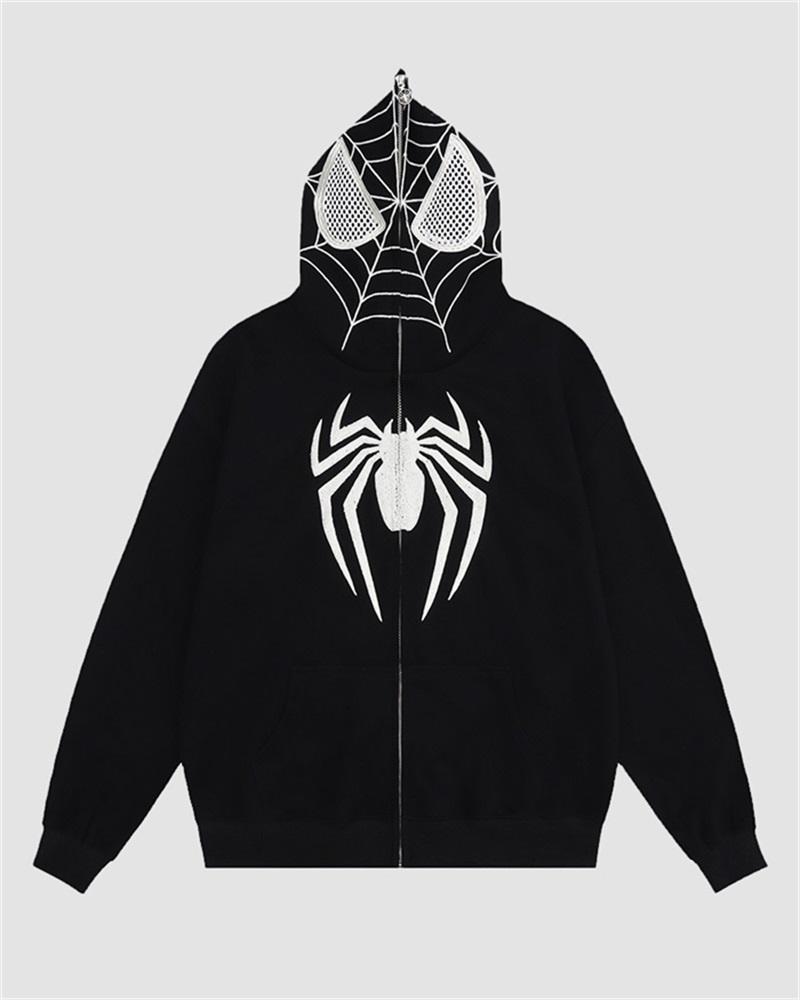 Spider Towel Embroidered Hoodie