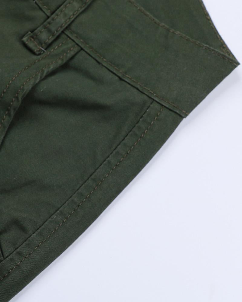 Multiple Pockets Crago Pants