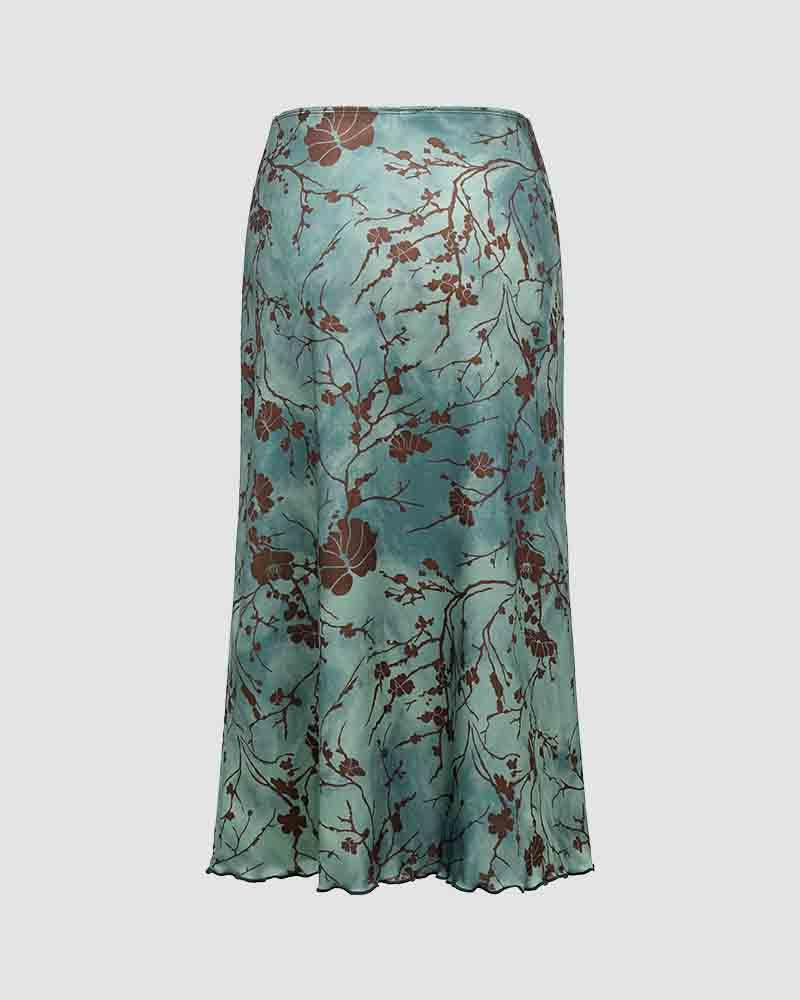 Tunisia Botany Maxi Skirt