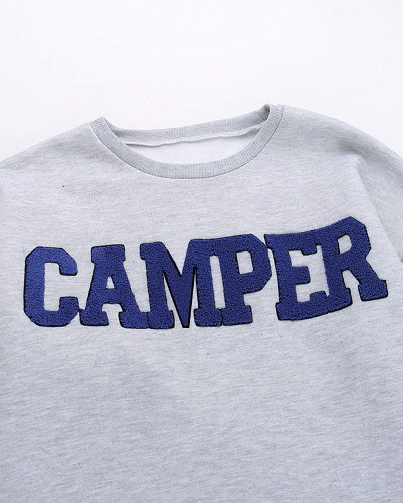 CAMPER Embroidery Sweatshirt