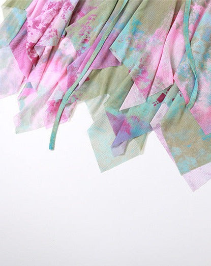 Watermarbled Butterfly Skirt