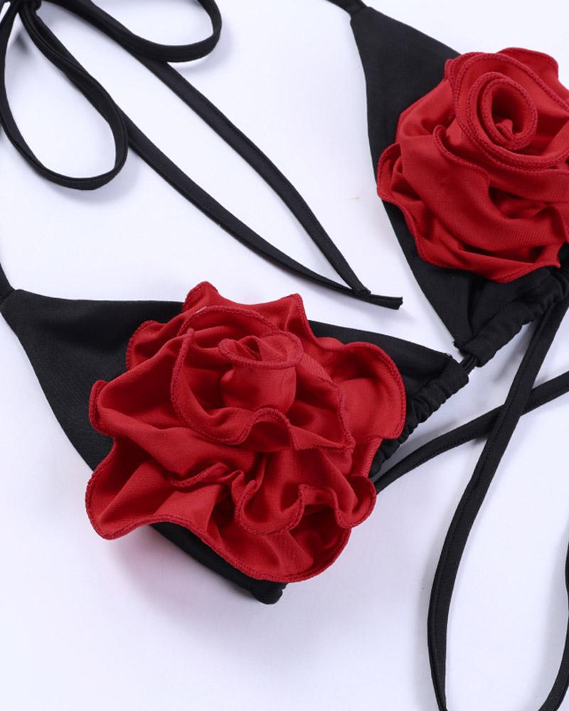 Wish Upon A Rose Halter Coord Set