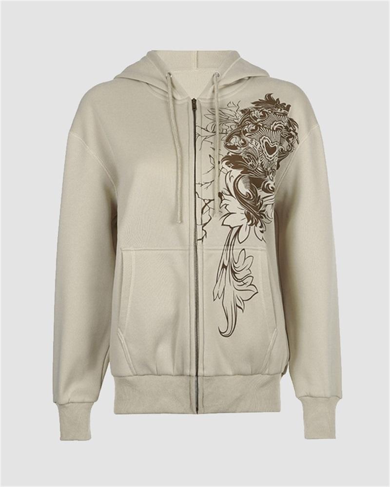 Aesthetic Zip Up Hoodie