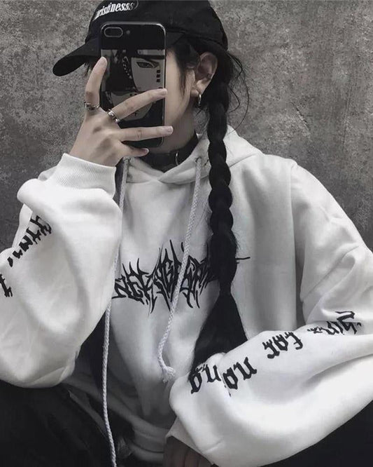 Grunge Letters Hoodie