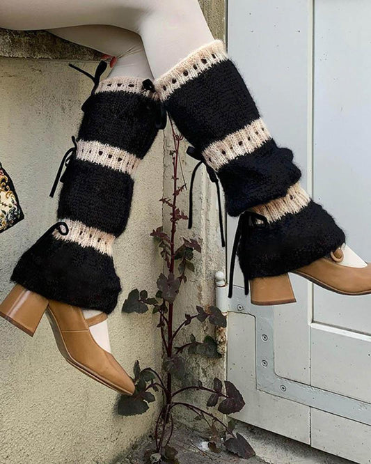 Kensingisle Knitted Leg Warmers