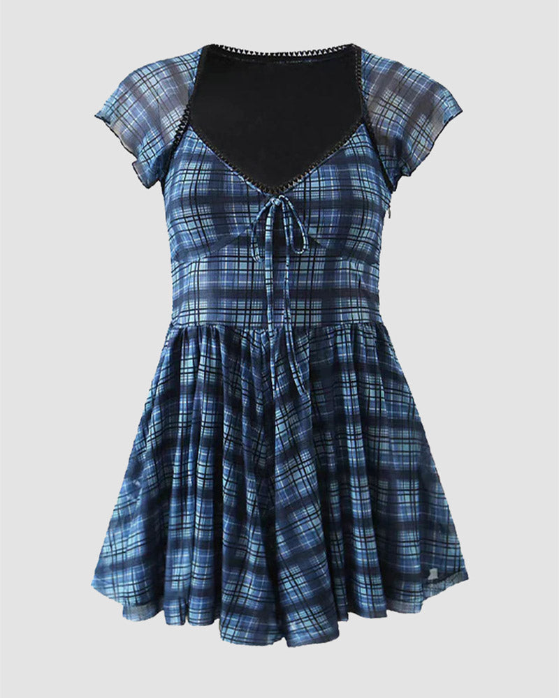 Strangest School Plaid Dress