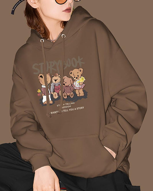 Little Bear Printed Hoodie