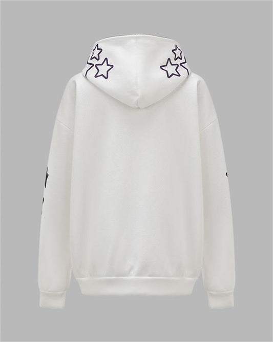 Magic Trip Star Print Hoodie