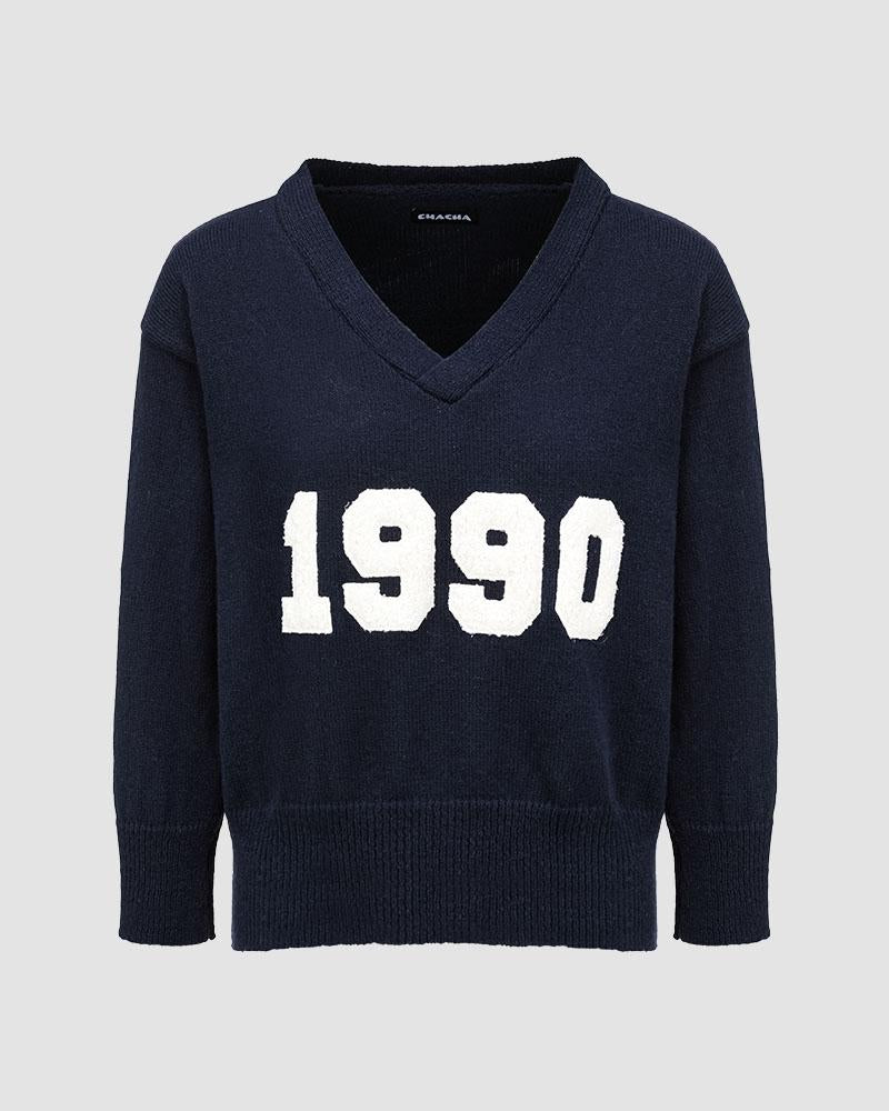 1990 Era V-Neck Jumper