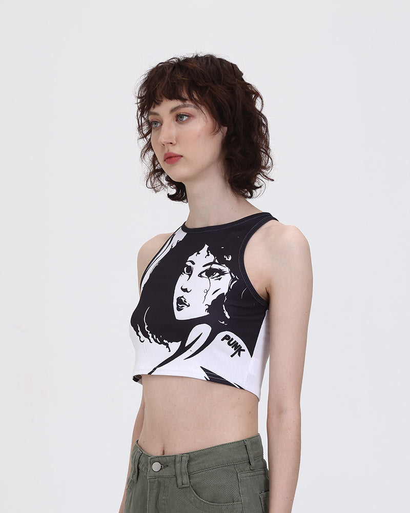 Doll Face Cropped Tank Top