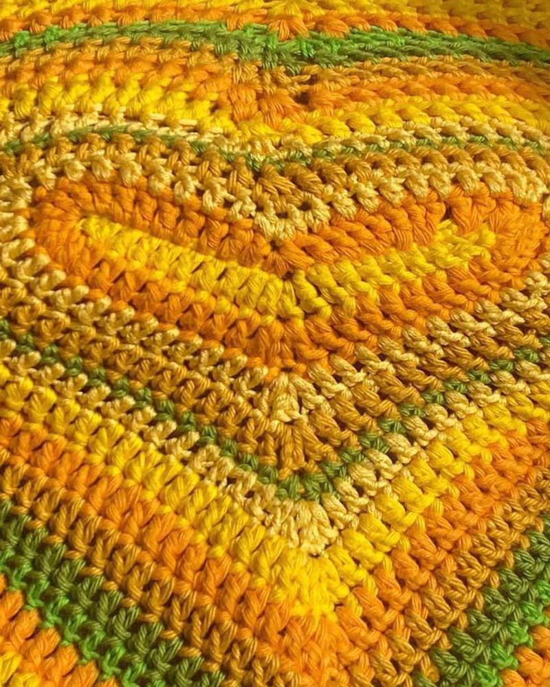 Love Gradient Crochet Halter Top