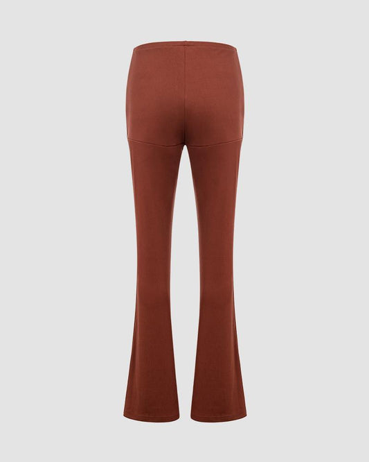 Foggness High Waisted Flared Pants