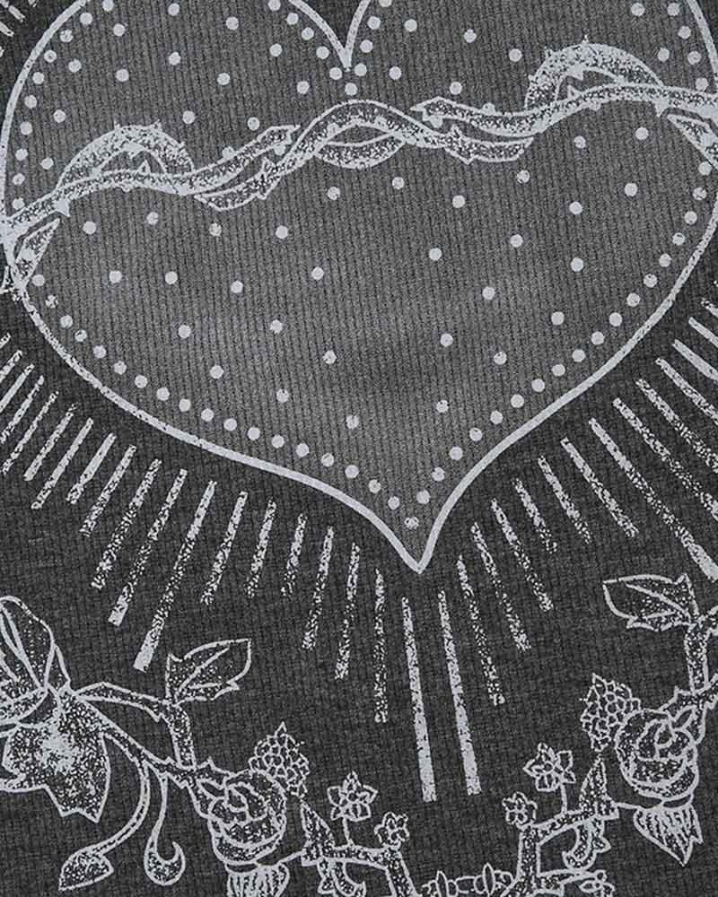 Orpheus Grunge Heart Tank Top