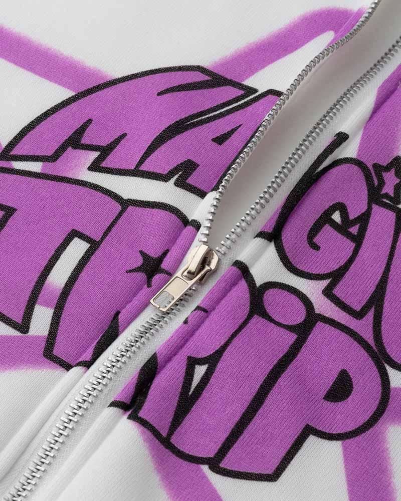 Magic Trip Graphic Zip Hoodie