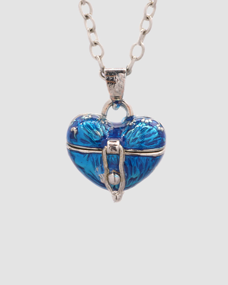 Heart Locket Chain Necklace