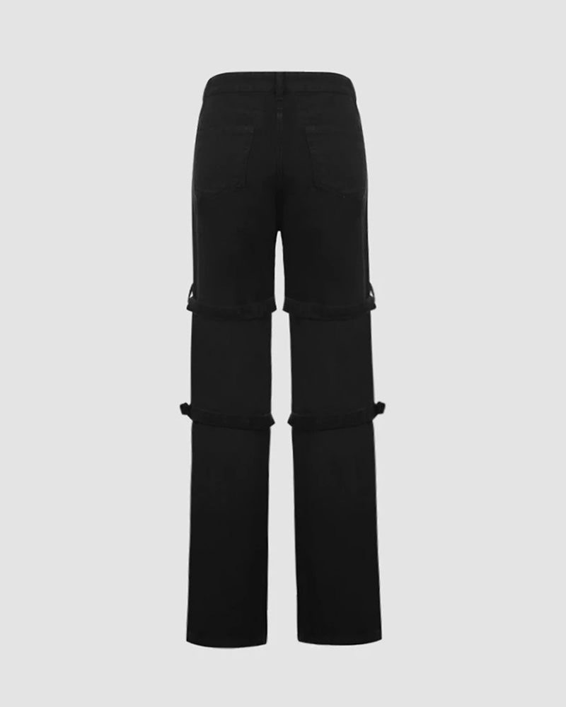 Punky Brat Belted Trousers