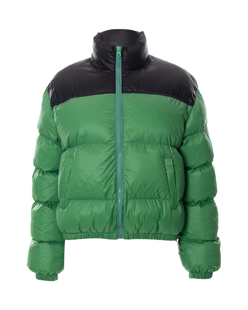 Contrast Color Padded Jacket