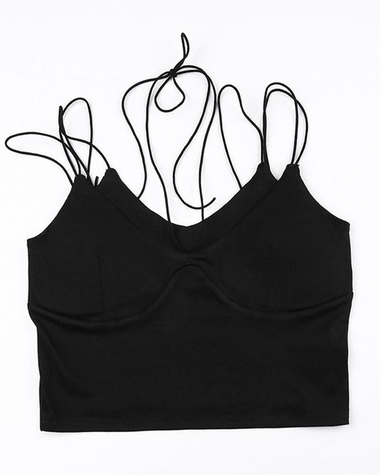 Wildebeak Stringy Halter Top