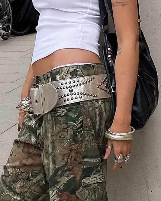 Rock Hard Metal Rivet Belt