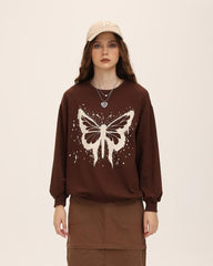 Grunge Butterfly Sweater