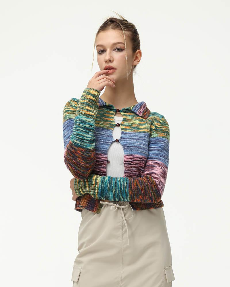 Kaleidoscope Wings Knit Cardigan