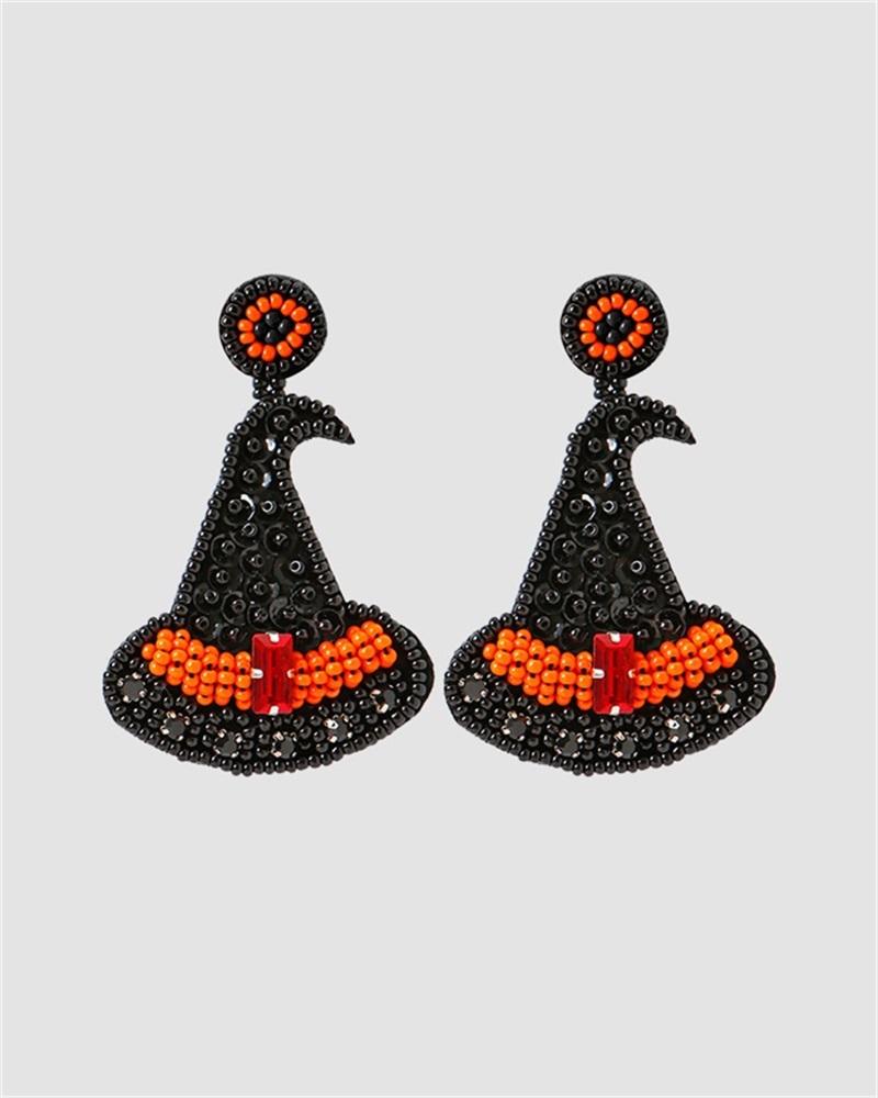 Halloween Pumpkin Witchcraft Earrings