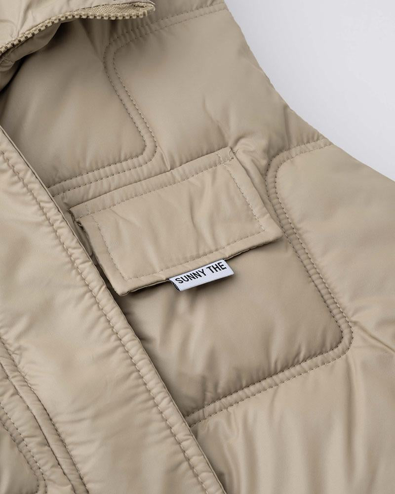 Dune Tempest Puffer Vest with Hood