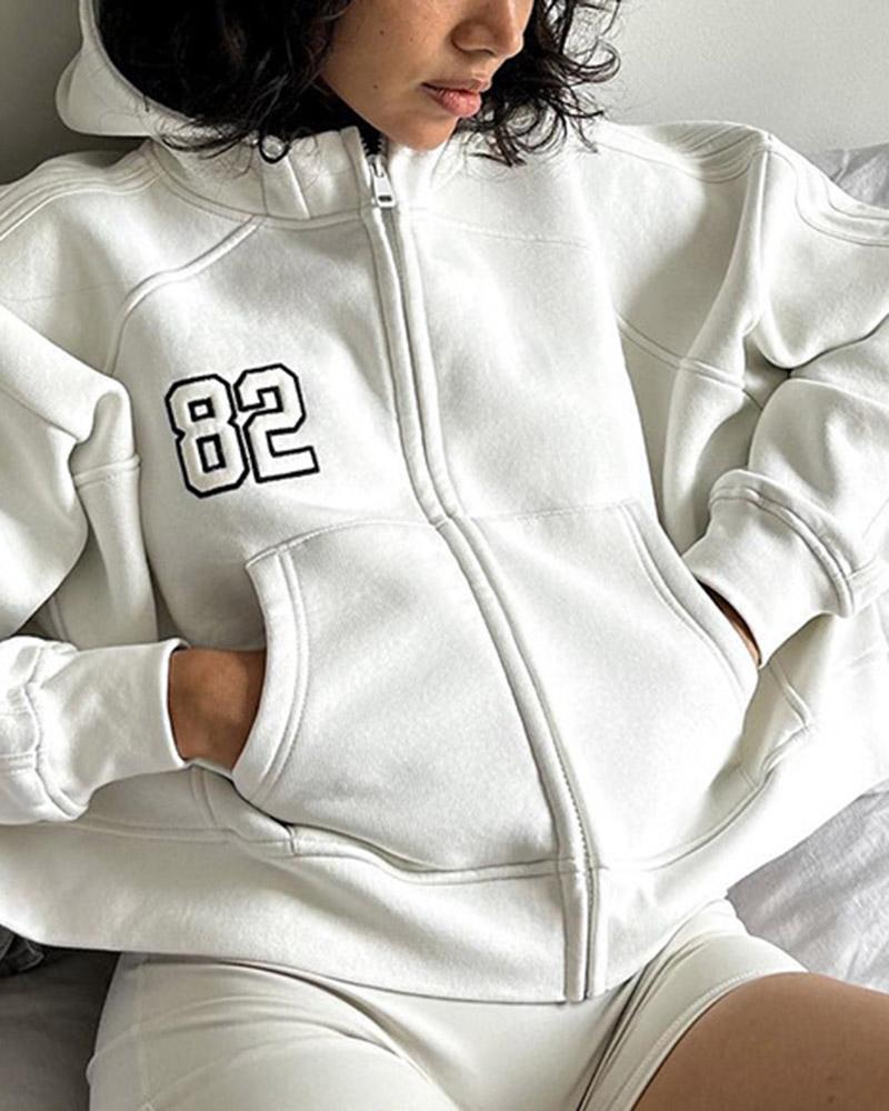 82 Zipper Sport Hoddie