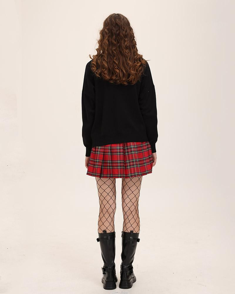 Kindred Tartan Pleated Skirt