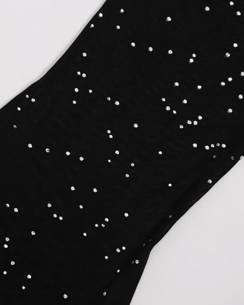 Lustrius Sparkle Mesh Pants