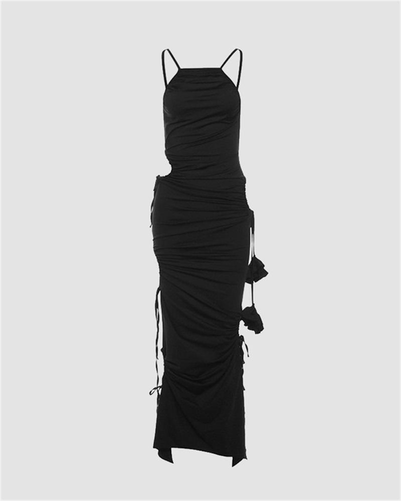 Matrix Slayer Cut Out Maxi Dress