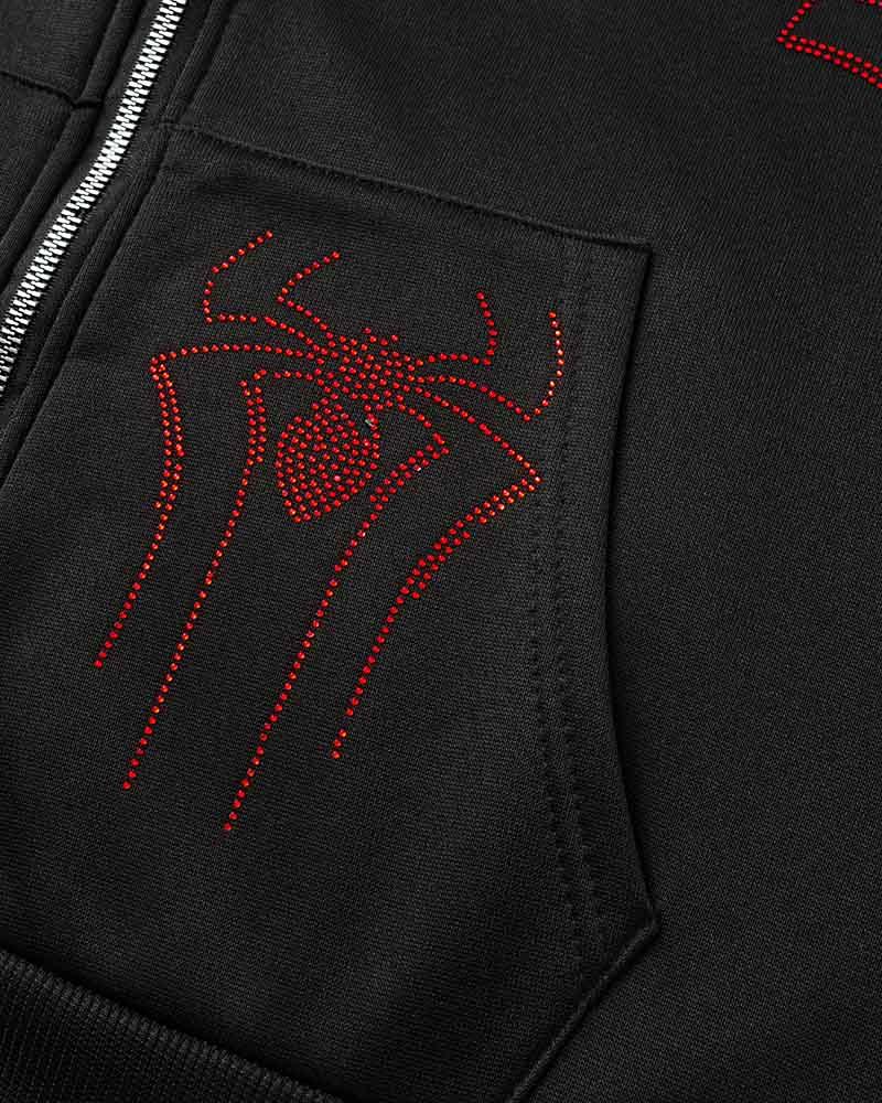 Spider Calling Zip Hoodie